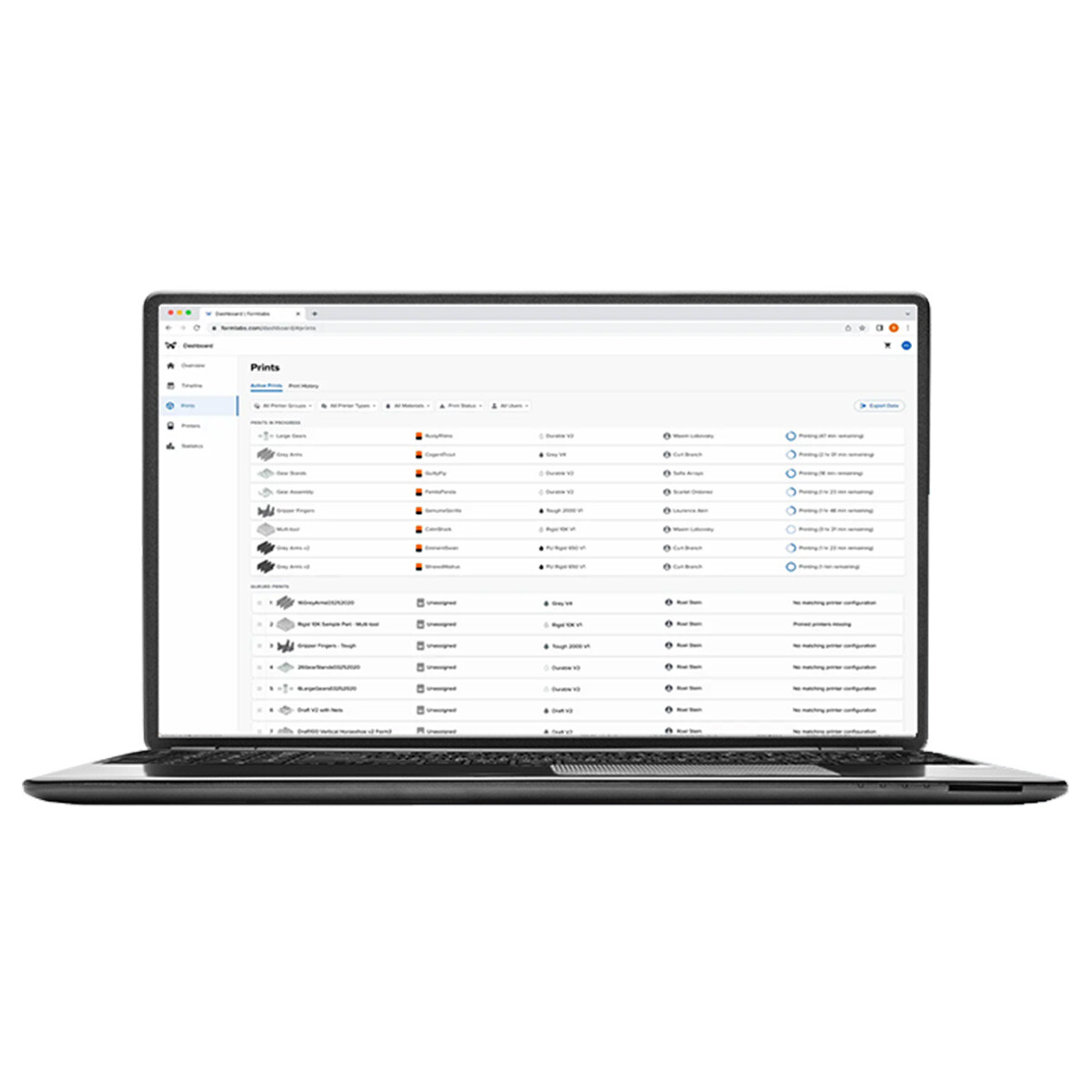 FormLabs Fleet Control Software