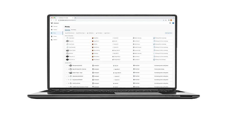 FormLabs Fleet Control Software